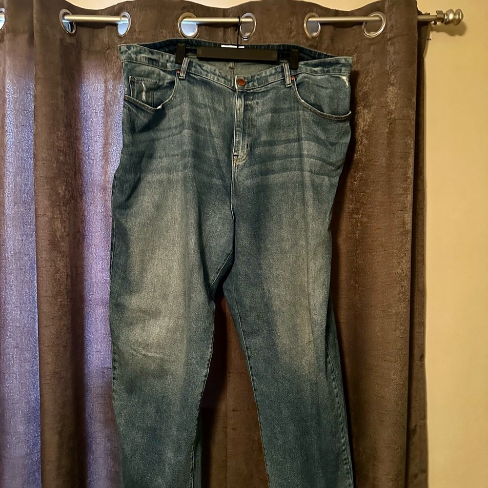 Lane Bryant Blue Straight Leg Denim